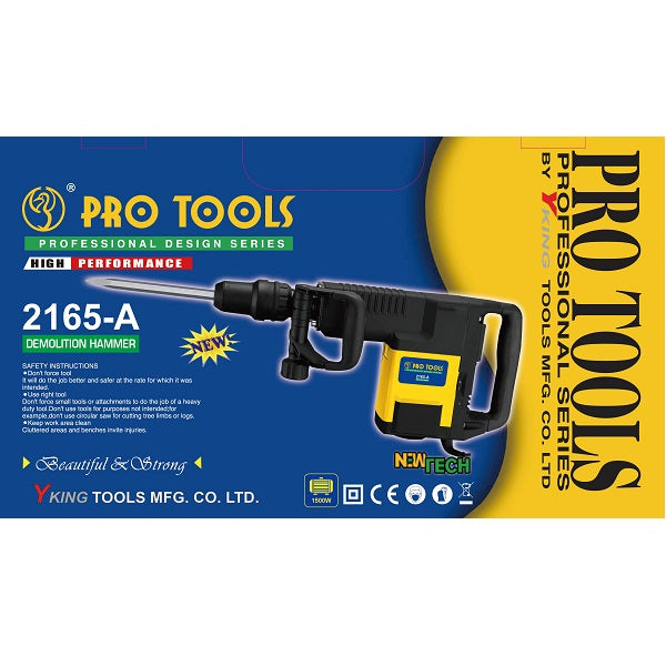 Pro Demolition Hammer (11-E) - Model 2165-A