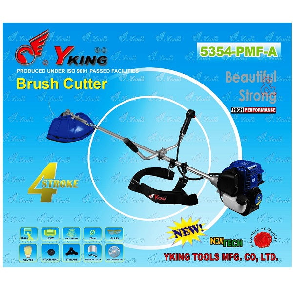 Yking Brush Cutter With Rod (Side-Pack) - Model 5354-PMF-A