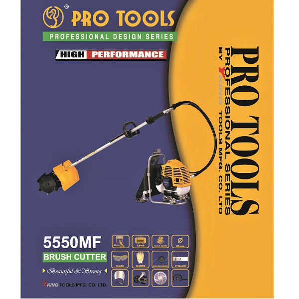 Pro Brush Cutter+Harvester+Tiller - Model 5550-PMF-A
