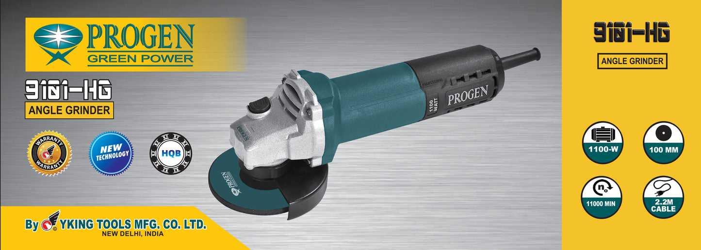 Progen Angle Grinder - Model 9101-HG