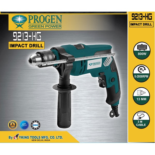 Progen Impact Drill Machine - Model 9213-HG