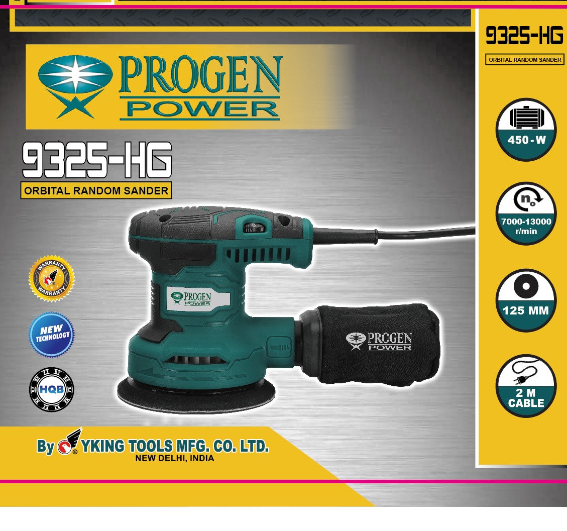 Progen Random Orbital Sander - Model 9325-HG