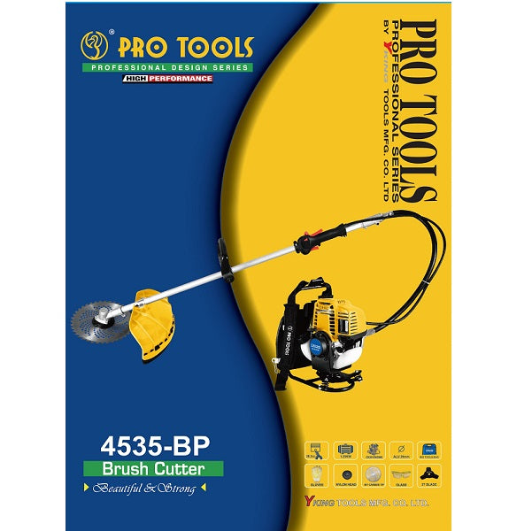 Pro Brush Cutter With Rod (4-Stroke) - Model 4535-BPA (Back-Pack)