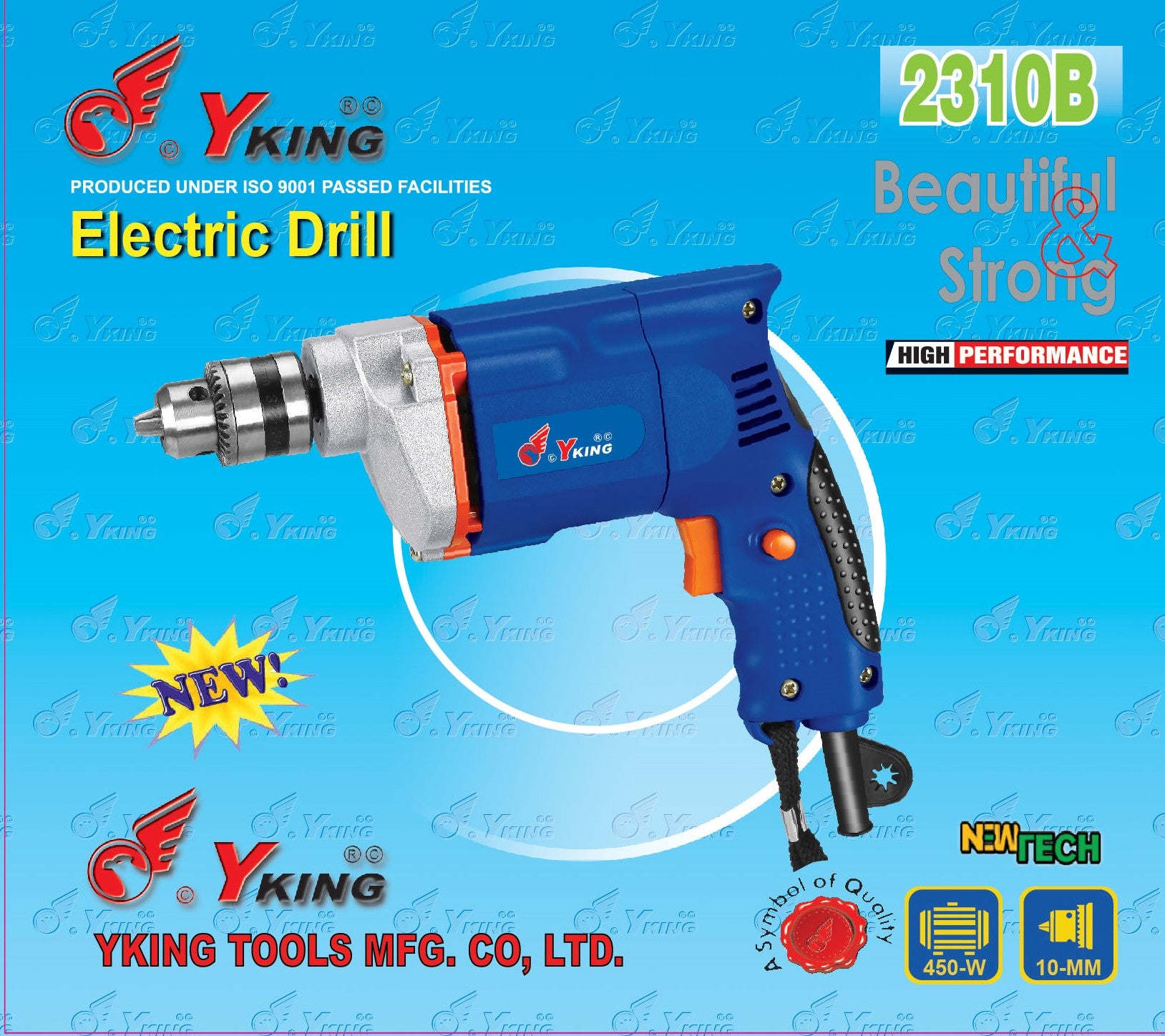 Yking Electric Drill Model 2310 B